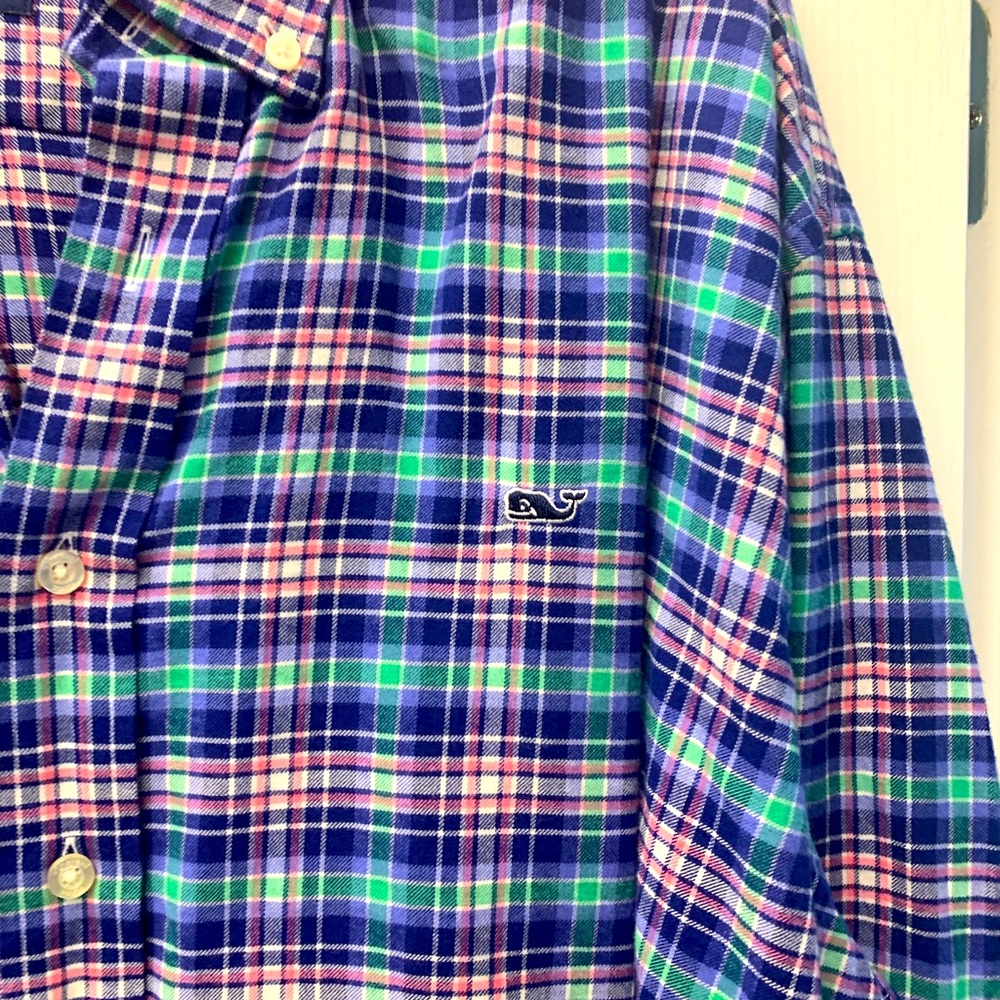 Men's casual button down long sleeve shirt Vineyard Vines XXL